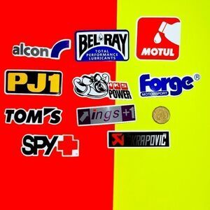 3/$20 brand new 10x waterproof car racer stickers